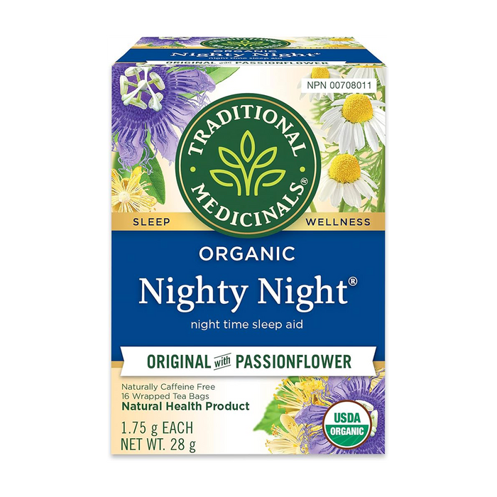 Traditional Medicinals | Passionflower Nighty Night Herbal Tea 16 Bags