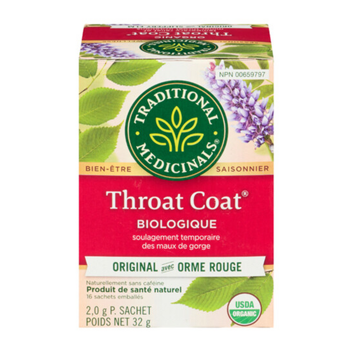 Traditional Medicinals | Throat Coat Herbal Tea 16 Bags
