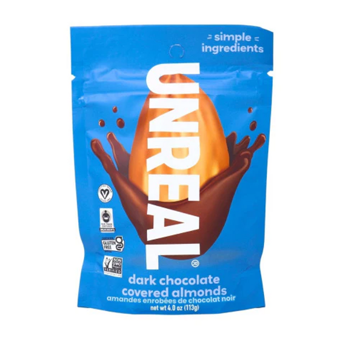 Unreal Snacks | Dark Chocolate Covered Almonds