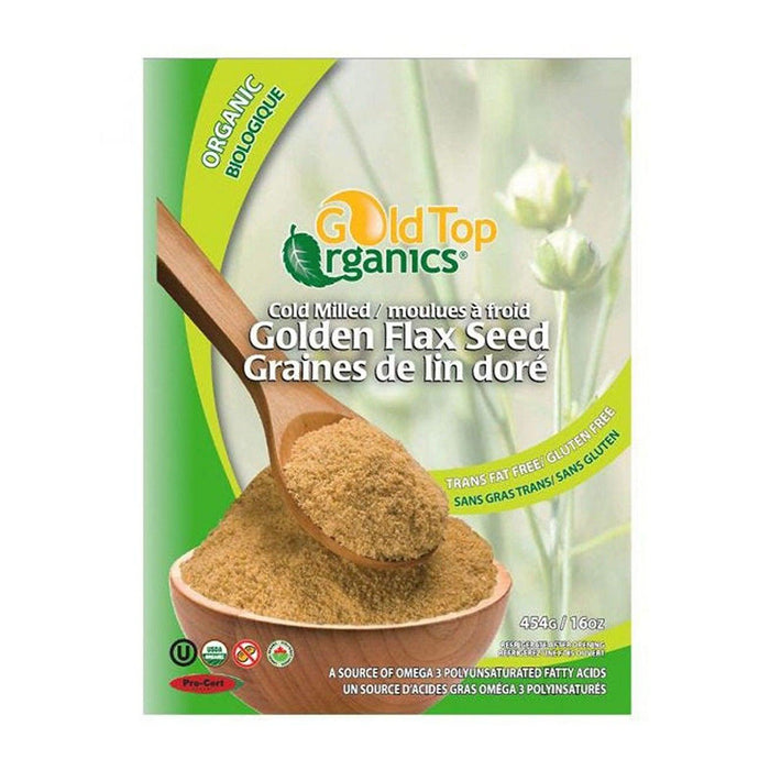 Gold Top | Organic Cold Milled Golden Flax Seed