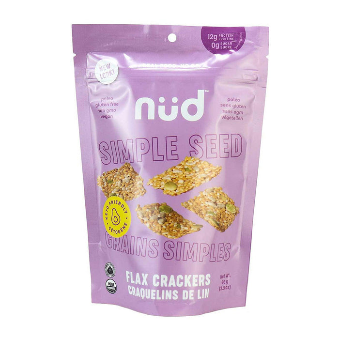 Nud Snacks | Simple Seed Crackers