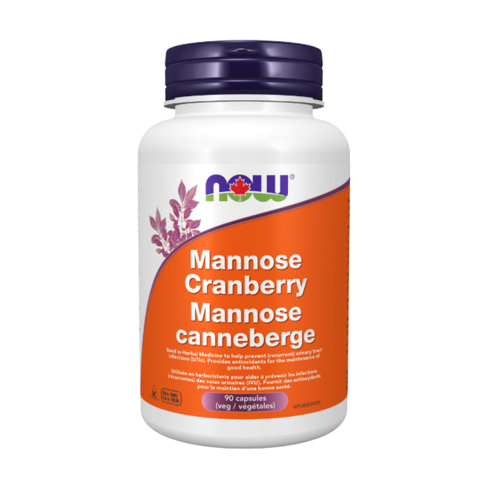 NOW | Mannose Cranberry Vegetarian Capsules