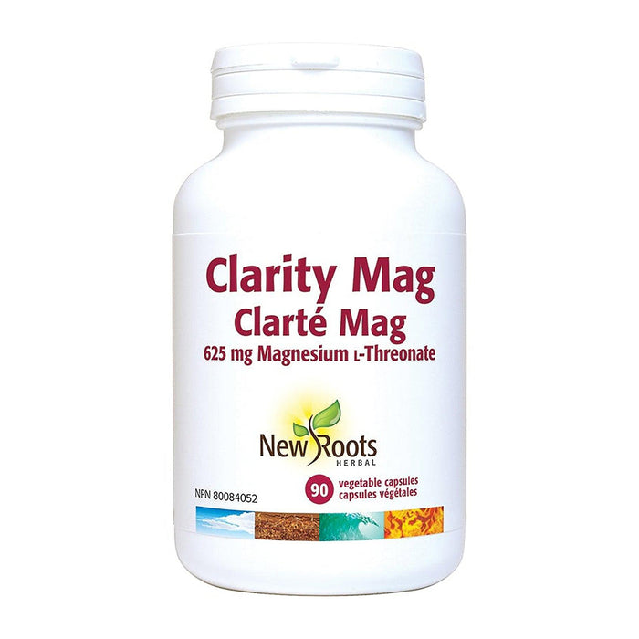 New Roots | Clarity Mag 625mg Magnesium L-Threonate Vegetarian Capsules