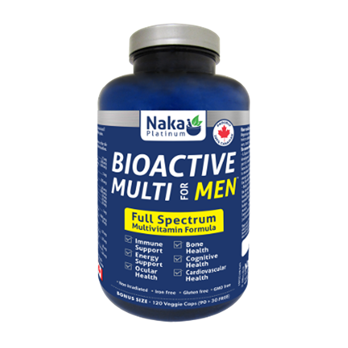 Naka Platinum | Bioactive Multi For Men Vegetarian Capsules