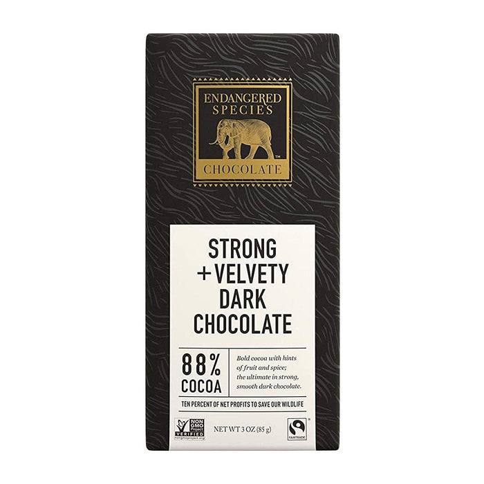 Endangered Species | 88% Cacao Dark Chocolate Bar