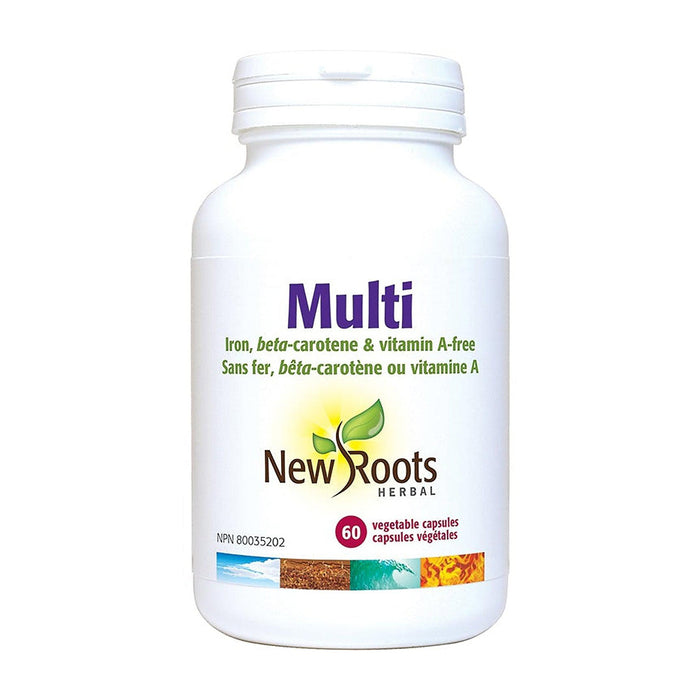 New Roots | Multi (Iron, Beta-Carotene & Vitamin A Free) Vegetarian Capsules