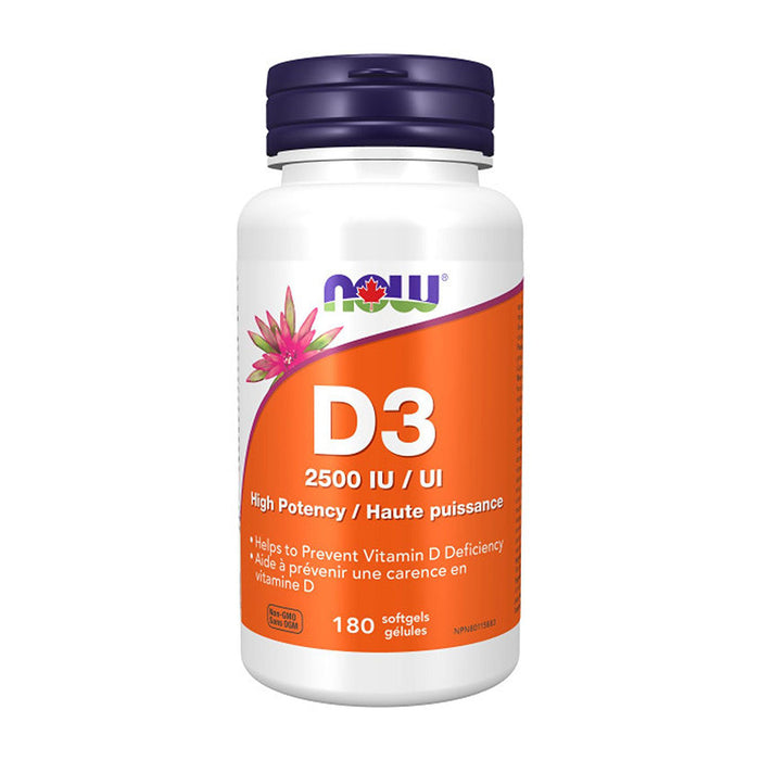 NOW | Vitamin D3 2500IU Softgels