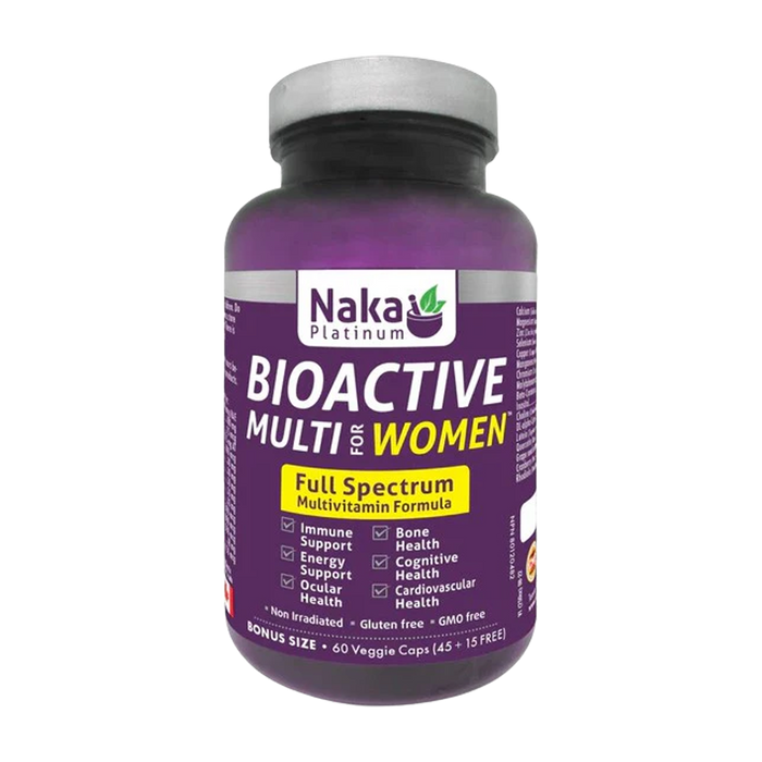 Naka Platinum | Bioactive Multi For Women Vegetarian Capsules