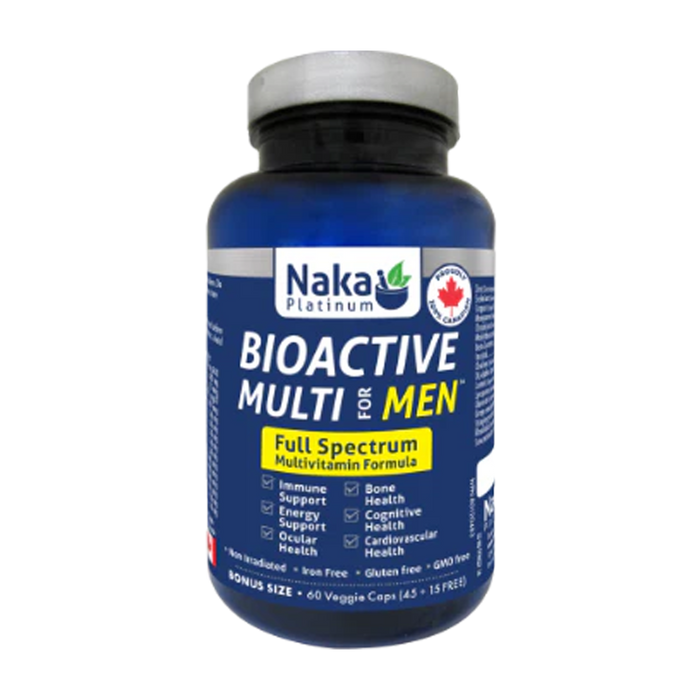 Naka Platinum | Bioactive Multi For Men Vegetarian Capsules