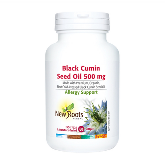 New Roots | Black Cumin Seed Oil 500mg Softgels