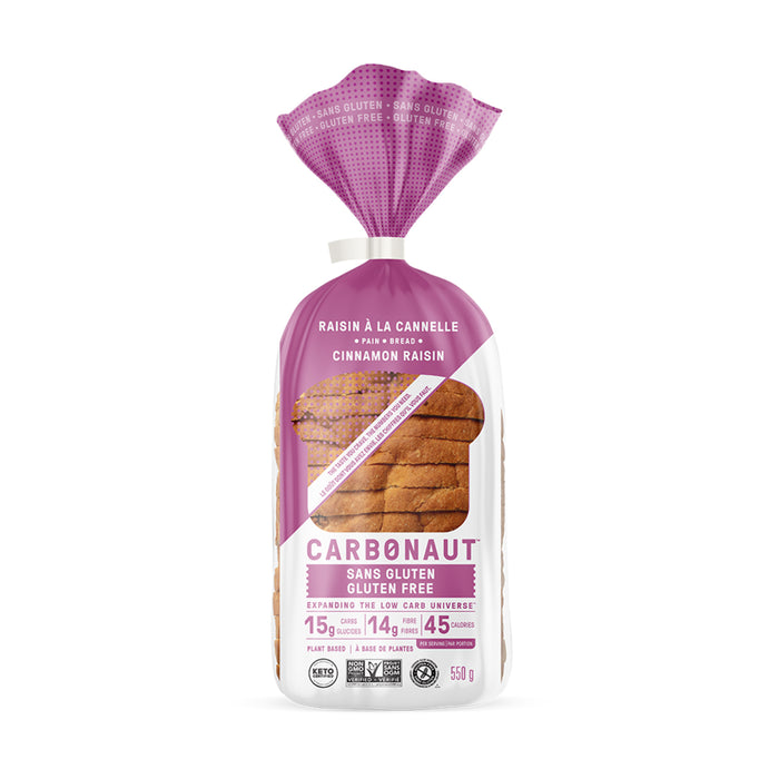 Carbonaut | Gluten Free Cinnamon Raisin Bread