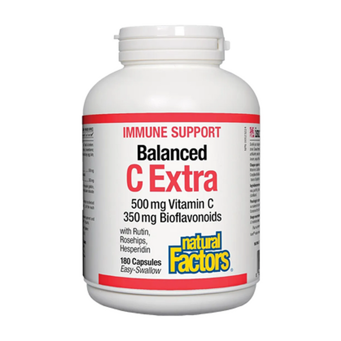 Natural Factors | Balanced C Extra 500mg Vitamin C & 350mg Bioflavonoids Capsules