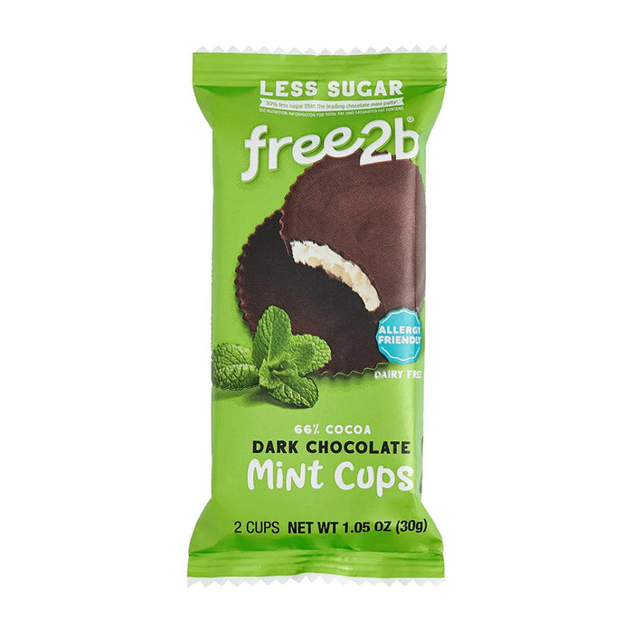Free2b | Dark Chocolate Mint Cups