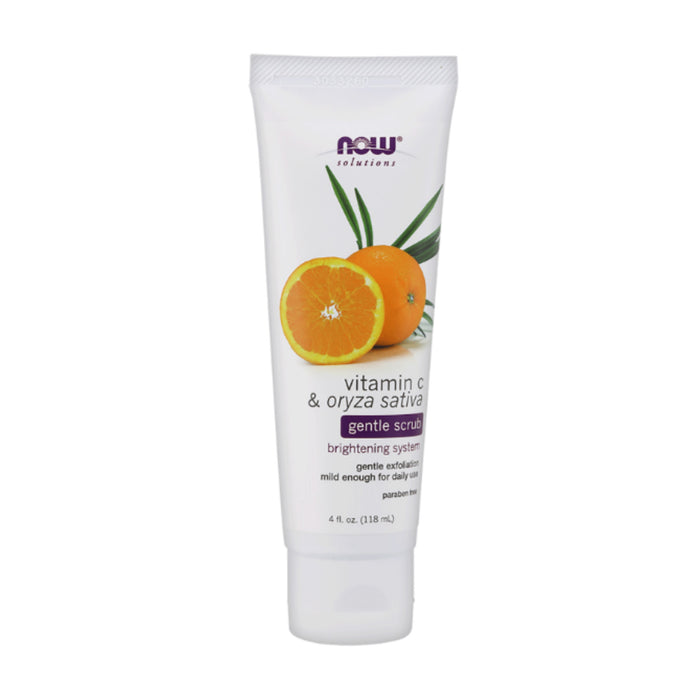 NOW Solutions| Vitamin C & Oryza Sativa Gentle Scrub