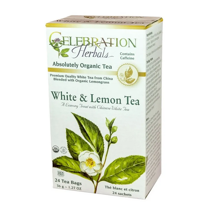 Celebration Herbals | White & Lemon Tea 24-Bags