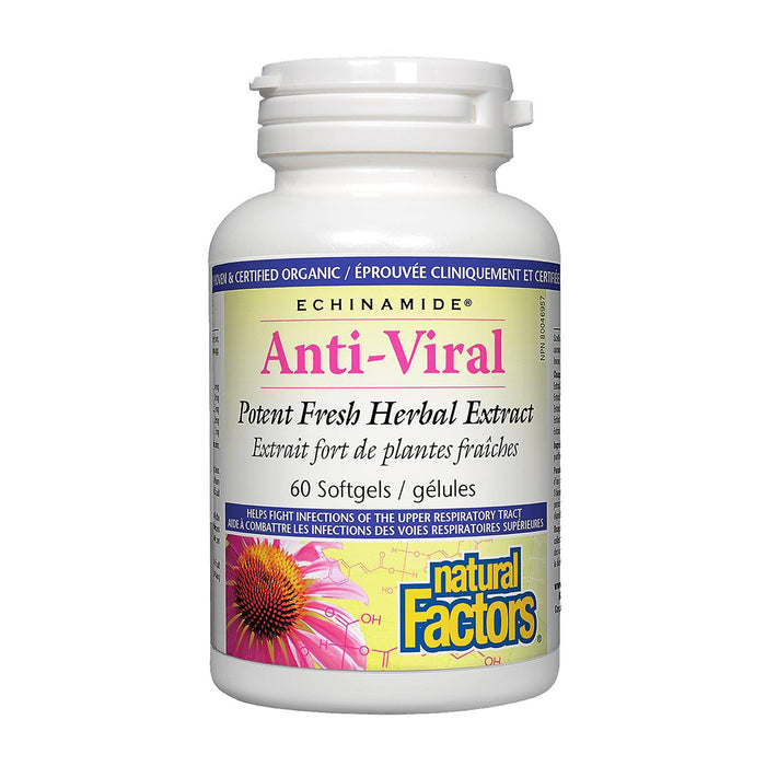 Natural Factors | Echinamide Anti-Viral Potent Fresh Herbal Extract Softgels