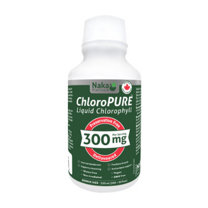 Naka Platinum | ChloroPURE 300mg Liquid Chlorophyll