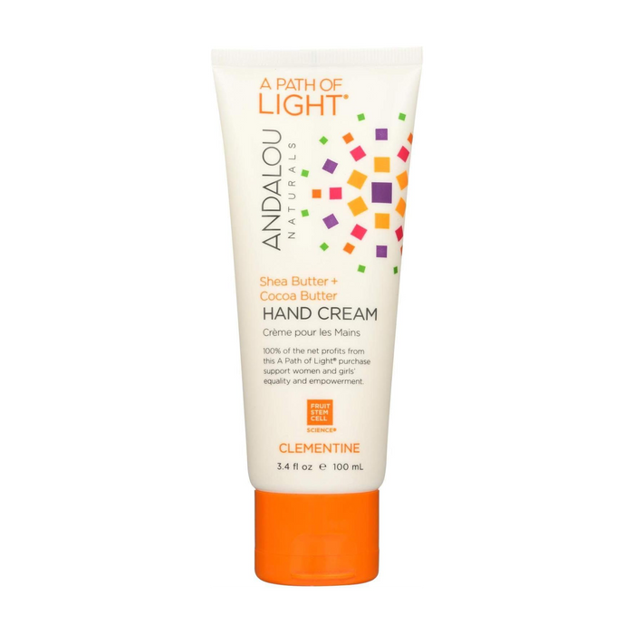 Andalou Naturals | Clementine Shea Butter & Cocoa Hand Cream 100ml