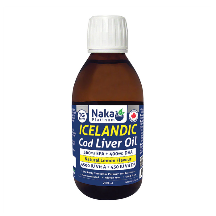 Naka Platinum | Icelandic Cod Liver Oil