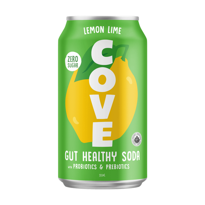 Cove Soda | Organic Lemon Lime Soda 355ml