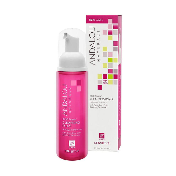 Andalou Naturals | 1000 Roses Sensitive Cleansing Foam