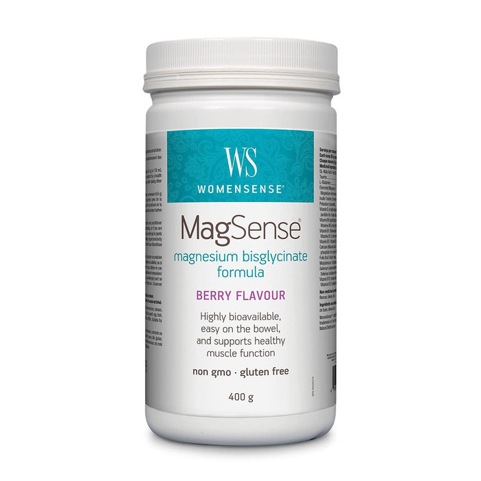 WomenSense | MagSense Berry Flavour Magnesium Bisglycinate Formula Powder 400g
