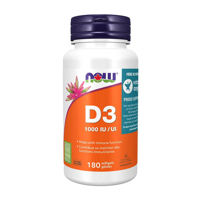 Now | Vitamin D3 1000IU Softgels