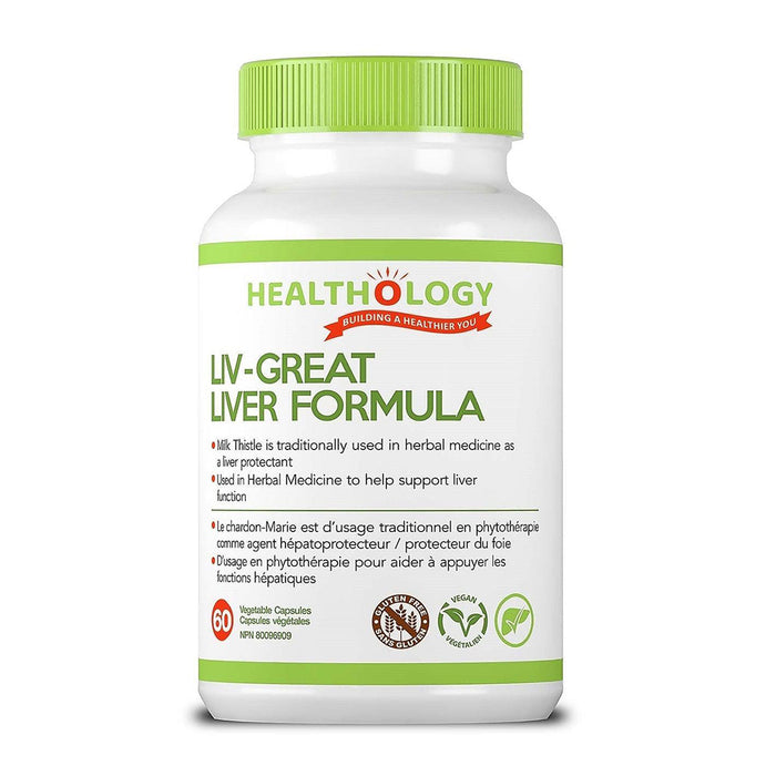 Healthology | Liv-Great Liver Formula Vegetarian Capsules