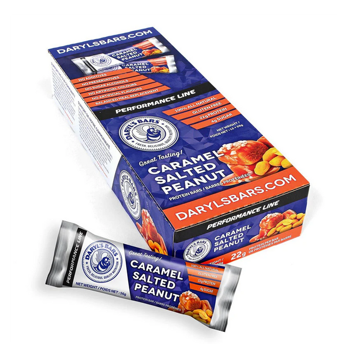 Daryl's Bars | Caramel Salted Peanut Protein Bar 56g
