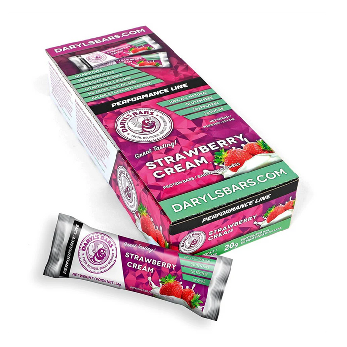 Daryl's Bars | Strawberry Cream Protein Bar 54g