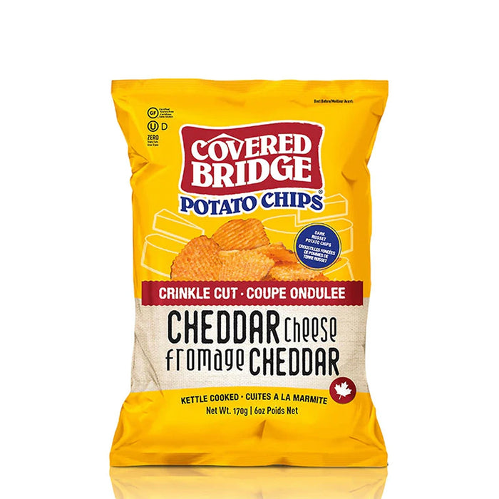 Covered Bridge | Cheddar Cheese Crinkle Cut Potato Chips