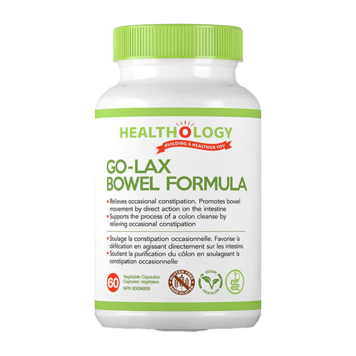 Healthology | Go-Lax Bowel Formula Vegetarian Capsules