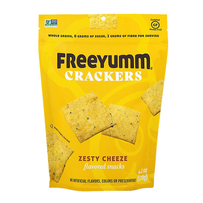 Freeyumm | Zesty Cheeze Crackers