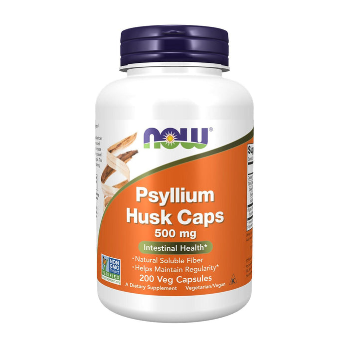NOW | Psyllium Husk 500mg Vegetarian Capsules