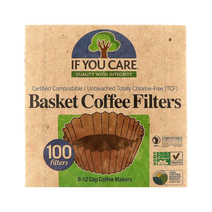 If You Care | Basket Coffee Filters For 8-12 Cup Coffee Makers