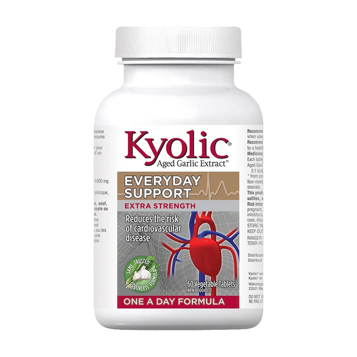 Kyolic | Aged Garlic Extract Everyday Support Extra Strength Tablets