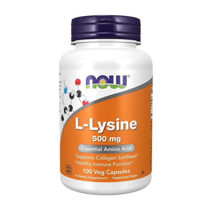 NOW | L-Lysine 500mg Capsules