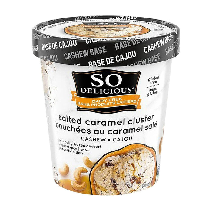So Delicious | Salted Caramel Cluster Cashew Milk Frozen Dessert