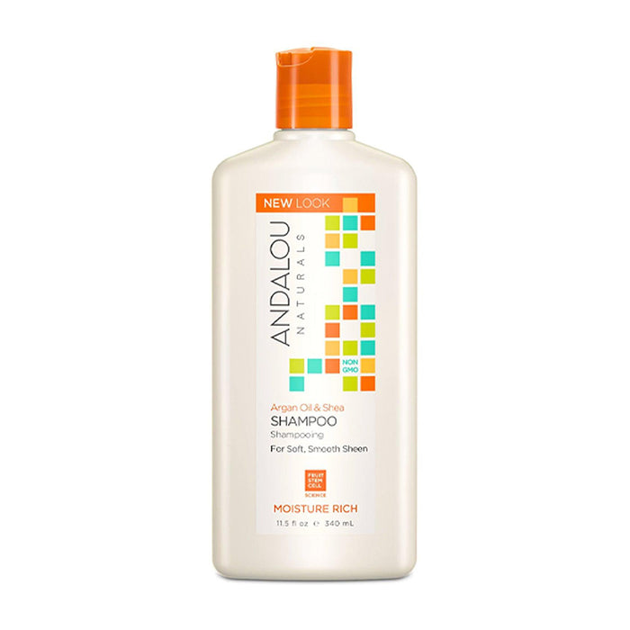 Andalou Naturals | Argan & Shea Moisture Rich Shampoo