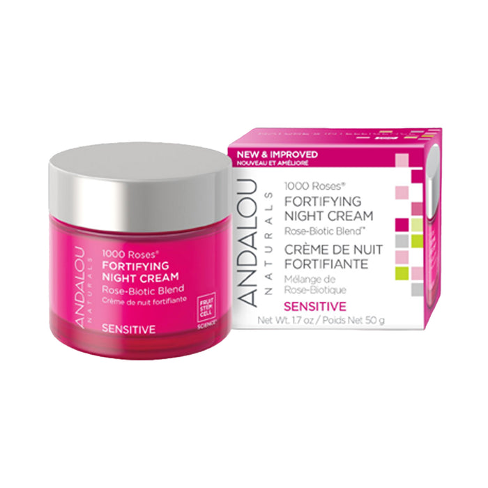 Andalou Naturals | 1000 Roses Sensitive Fortifying Night Cream