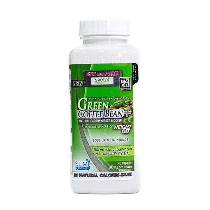 Nuvocare Slimcentials | Green Coffee Bean 45 Capsules