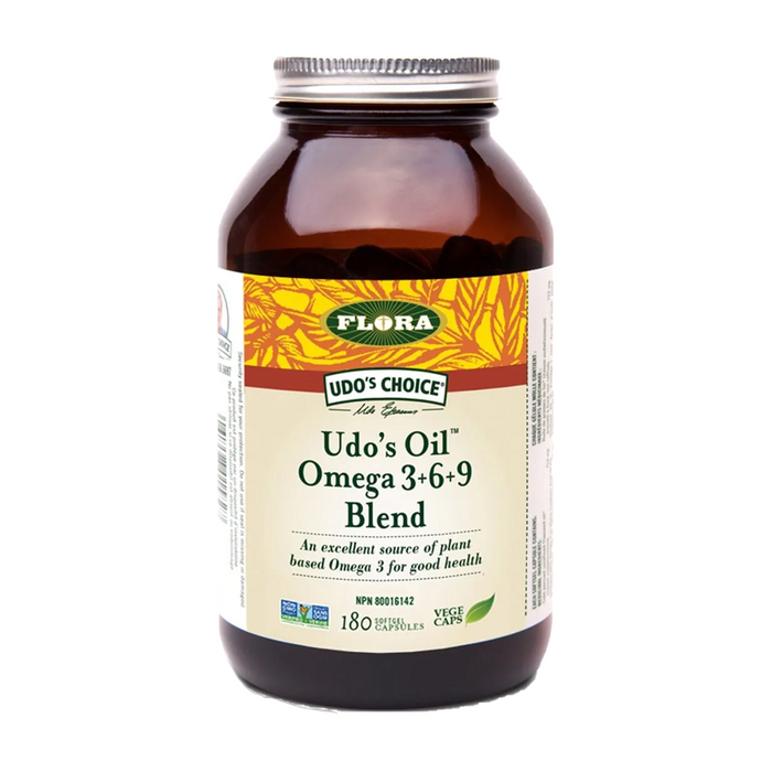 Flora | Udo's Oil Omega 3+6+9 Blend Vegetarian Capsules