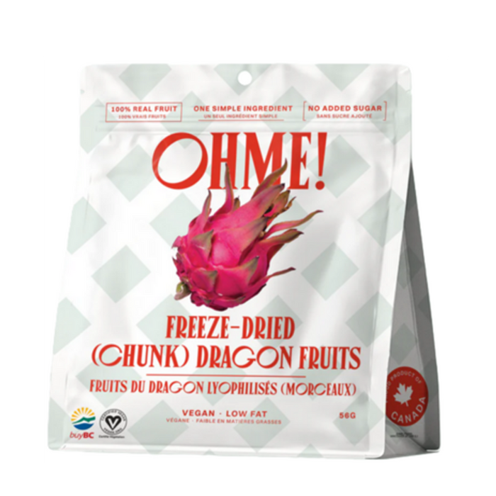Oh Me! | Freeze-Dried Chunk Dragon Fruits 56g