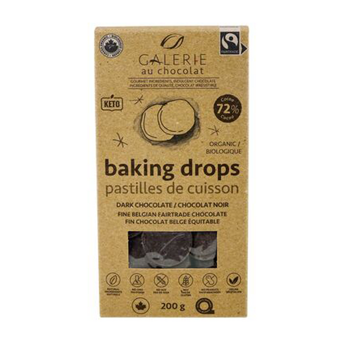 Galerie Au Chocolat | Dark Chocolate Drops 200g