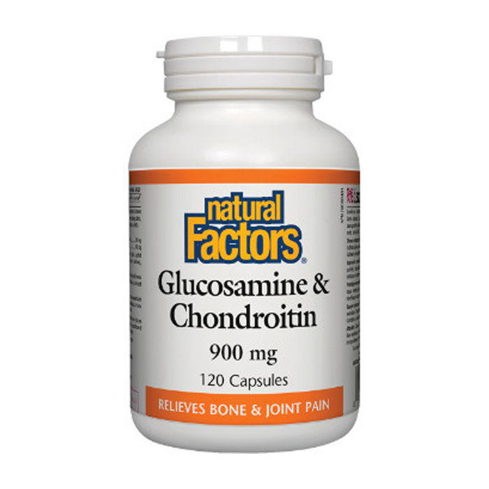 Natural Factors | Glucosamine & Chondroitin 900mg Capsules