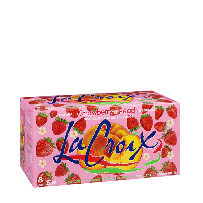 La Croix | Strawberry Peach Sparkling Water Case