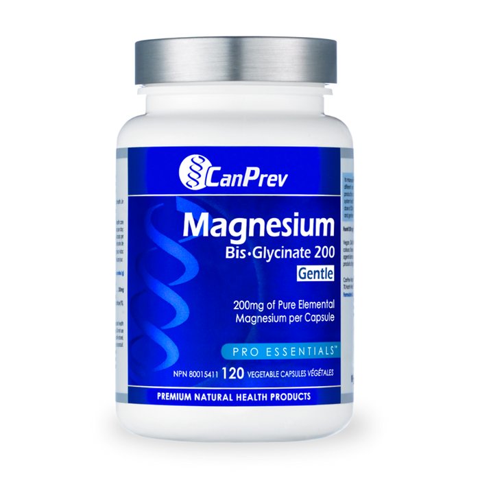 CanPrev | Magnesium Bisglycinate 200mg Gentle Vegetarian Capsules