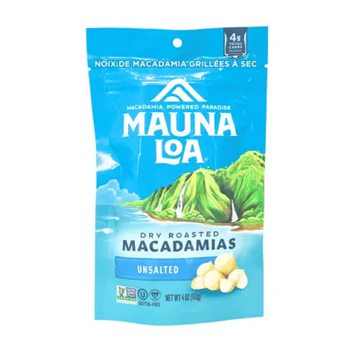 Mauna Loa | Unsalted Dry Roasted Macadamias 113g