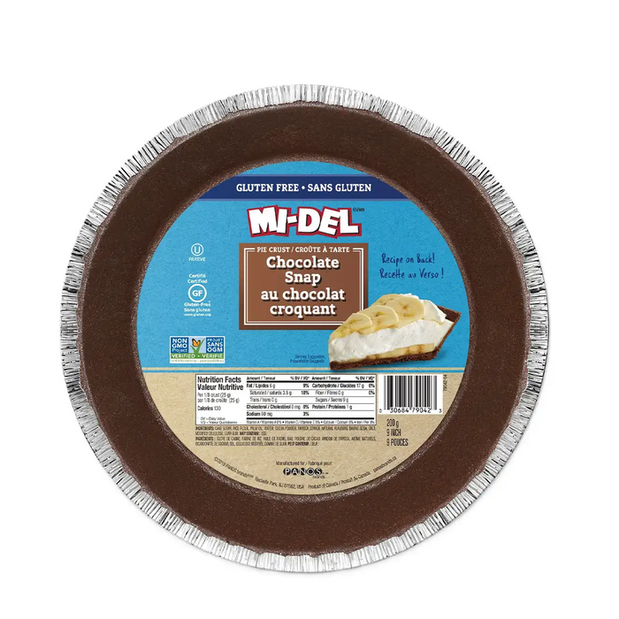 Mi-Del | Chocolate Snap Graham Pie Crust 200g