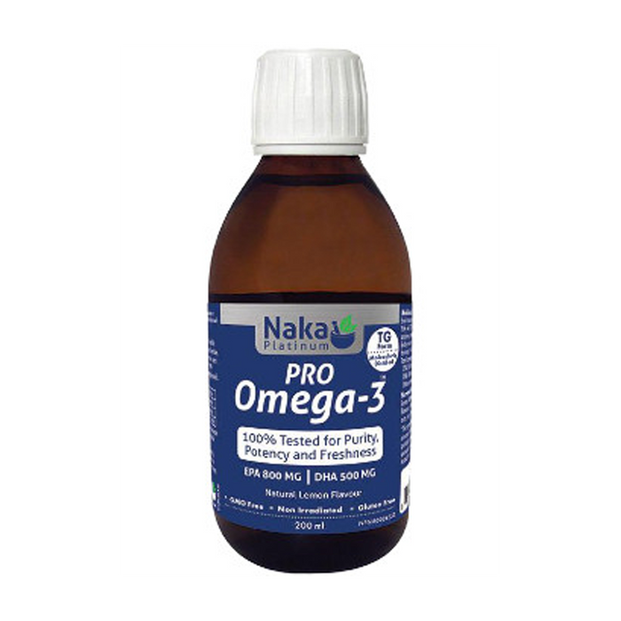 Naka Platinum | Pro Omega-3 Lemon Flavour Liquid